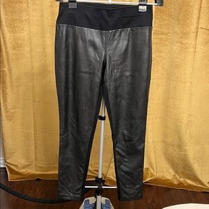 Black Faux Leather Leggings